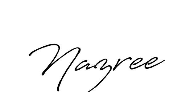 Make a beautiful signature design for name Nazree. Use this online signature maker to create a handwritten signature for free. Nazree signature style 7 images and pictures png