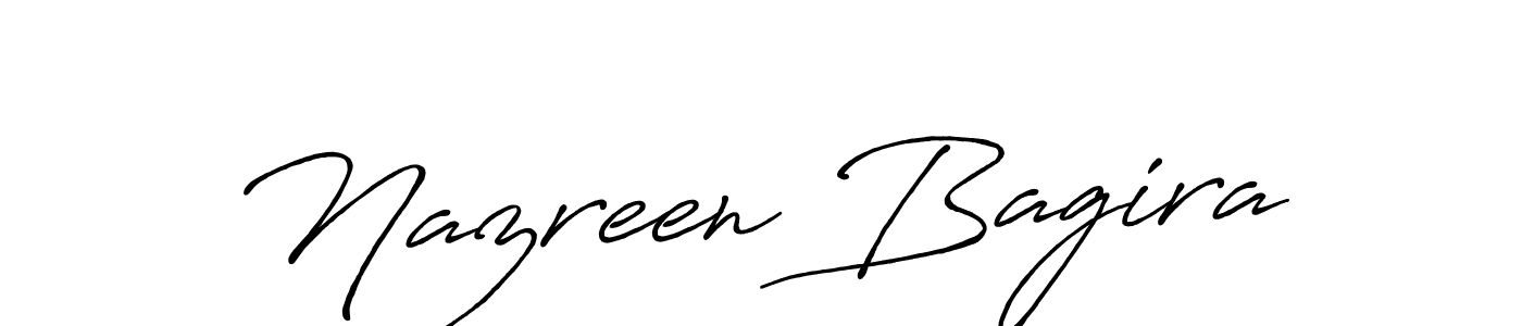 You should practise on your own different ways (Antro_Vectra_Bolder) to write your name (Nazreen Bagira) in signature. don't let someone else do it for you. Nazreen Bagira signature style 7 images and pictures png