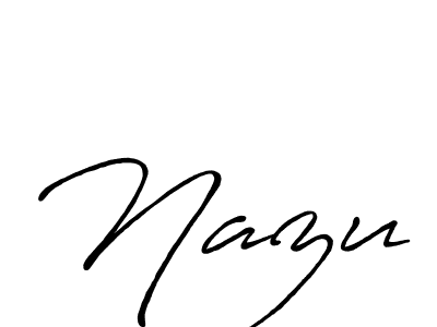 Similarly Antro_Vectra_Bolder is the best handwritten signature design. Signature creator online .You can use it as an online autograph creator for name Nazu. Nazu signature style 7 images and pictures png
