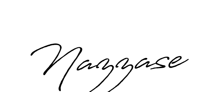 Nazzase stylish signature style. Best Handwritten Sign (Antro_Vectra_Bolder) for my name. Handwritten Signature Collection Ideas for my name Nazzase. Nazzase signature style 7 images and pictures png