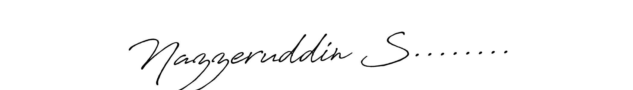 You can use this online signature creator to create a handwritten signature for the name Nazzeruddin S......... This is the best online autograph maker. Nazzeruddin S........ signature style 7 images and pictures png