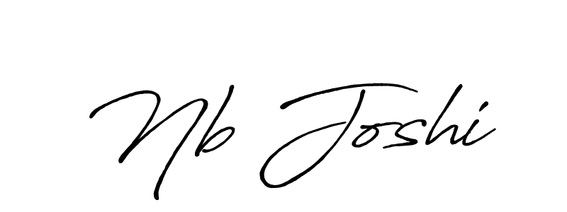if you are searching for the best signature style for your name Nb Joshi. so please give up your signature search. here we have designed multiple signature styles  using Antro_Vectra_Bolder. Nb Joshi signature style 7 images and pictures png