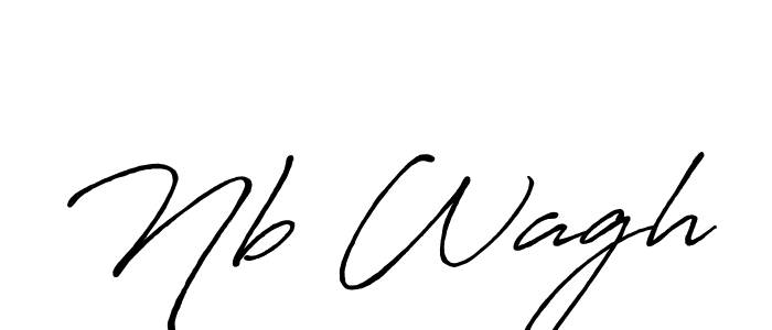 This is the best signature style for the Nb Wagh name. Also you like these signature font (Antro_Vectra_Bolder). Mix name signature. Nb Wagh signature style 7 images and pictures png