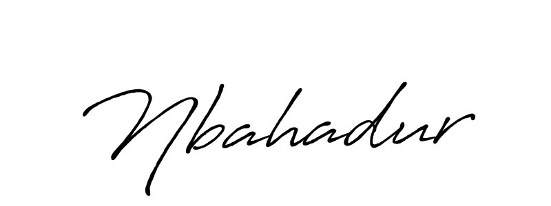 The best way (Antro_Vectra_Bolder) to make a short signature is to pick only two or three words in your name. The name Nbahadur include a total of six letters. For converting this name. Nbahadur signature style 7 images and pictures png