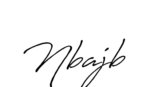 Create a beautiful signature design for name Nbajb. With this signature (Antro_Vectra_Bolder) fonts, you can make a handwritten signature for free. Nbajb signature style 7 images and pictures png