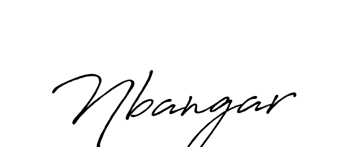 Make a beautiful signature design for name Nbangar. Use this online signature maker to create a handwritten signature for free. Nbangar signature style 7 images and pictures png