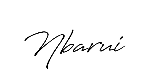 if you are searching for the best signature style for your name Nbarui. so please give up your signature search. here we have designed multiple signature styles  using Antro_Vectra_Bolder. Nbarui signature style 7 images and pictures png