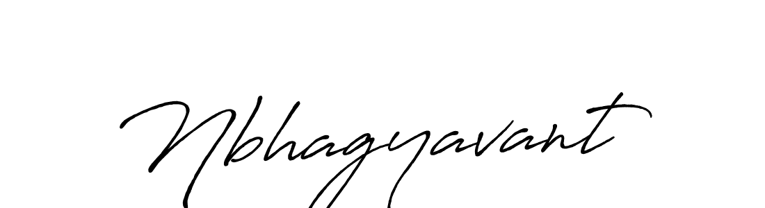 How to make Nbhagyavant signature? Antro_Vectra_Bolder is a professional autograph style. Create handwritten signature for Nbhagyavant name. Nbhagyavant signature style 7 images and pictures png