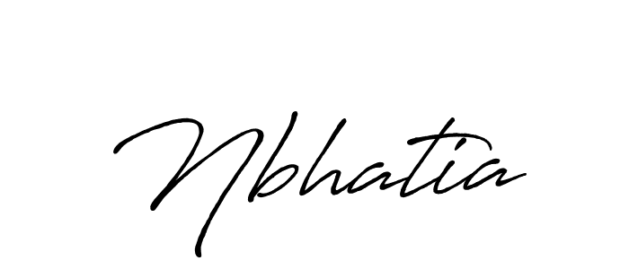 if you are searching for the best signature style for your name Nbhatia. so please give up your signature search. here we have designed multiple signature styles  using Antro_Vectra_Bolder. Nbhatia signature style 7 images and pictures png