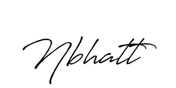 The best way (Antro_Vectra_Bolder) to make a short signature is to pick only two or three words in your name. The name Nbhatt include a total of six letters. For converting this name. Nbhatt signature style 7 images and pictures png