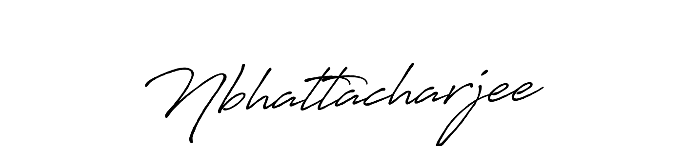 The best way (Antro_Vectra_Bolder) to make a short signature is to pick only two or three words in your name. The name Nbhattacharjee include a total of six letters. For converting this name. Nbhattacharjee signature style 7 images and pictures png