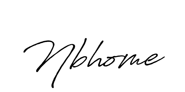 It looks lik you need a new signature style for name Nbhome. Design unique handwritten (Antro_Vectra_Bolder) signature with our free signature maker in just a few clicks. Nbhome signature style 7 images and pictures png