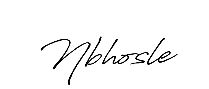 Best and Professional Signature Style for Nbhosle. Antro_Vectra_Bolder Best Signature Style Collection. Nbhosle signature style 7 images and pictures png