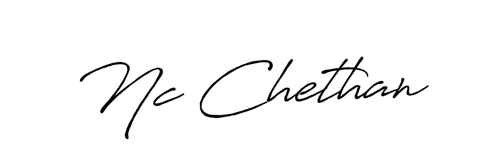 You can use this online signature creator to create a handwritten signature for the name Nc Chethan. This is the best online autograph maker. Nc Chethan signature style 7 images and pictures png
