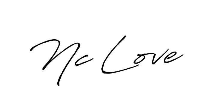 Make a beautiful signature design for name Nc Love. Use this online signature maker to create a handwritten signature for free. Nc Love signature style 7 images and pictures png