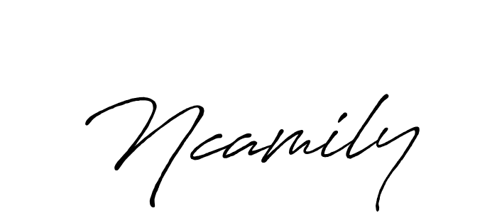 Best and Professional Signature Style for Ncamily. Antro_Vectra_Bolder Best Signature Style Collection. Ncamily signature style 7 images and pictures png