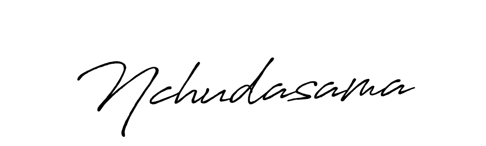 How to make Nchudasama name signature. Use Antro_Vectra_Bolder style for creating short signs online. This is the latest handwritten sign. Nchudasama signature style 7 images and pictures png