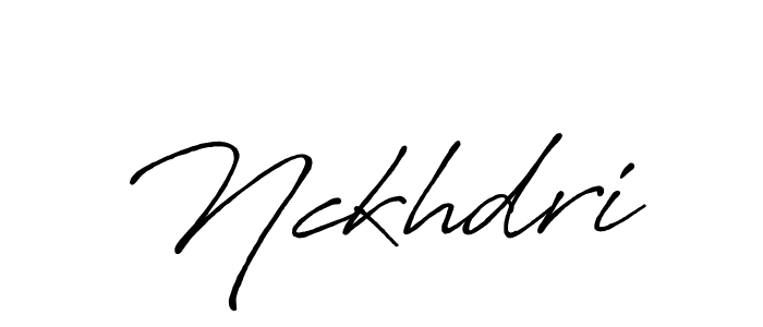 Also we have Nckhdri name is the best signature style. Create professional handwritten signature collection using Antro_Vectra_Bolder autograph style. Nckhdri signature style 7 images and pictures png