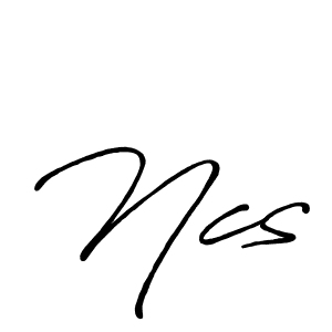 How to make Ncs name signature. Use Antro_Vectra_Bolder style for creating short signs online. This is the latest handwritten sign. Ncs signature style 7 images and pictures png