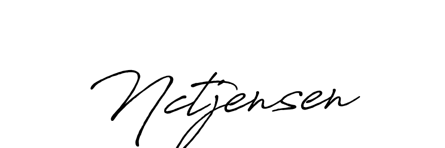 Make a short Nctjensen signature style. Manage your documents anywhere anytime using Antro_Vectra_Bolder. Create and add eSignatures, submit forms, share and send files easily. Nctjensen signature style 7 images and pictures png