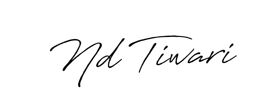 Antro_Vectra_Bolder is a professional signature style that is perfect for those who want to add a touch of class to their signature. It is also a great choice for those who want to make their signature more unique. Get Nd Tiwari name to fancy signature for free. Nd Tiwari signature style 7 images and pictures png