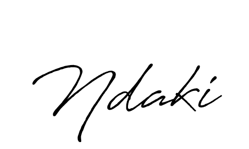 Make a beautiful signature design for name Ndaki. Use this online signature maker to create a handwritten signature for free. Ndaki signature style 7 images and pictures png