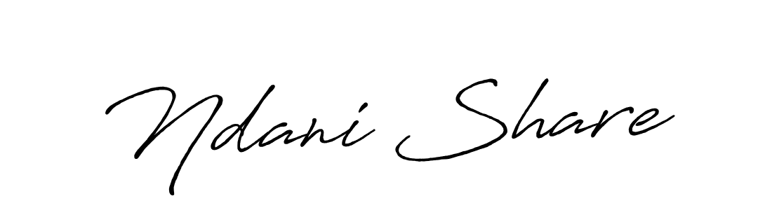 Use a signature maker to create a handwritten signature online. With this signature software, you can design (Antro_Vectra_Bolder) your own signature for name Ndani Share. Ndani Share signature style 7 images and pictures png