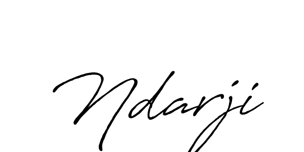 Make a beautiful signature design for name Ndarji. With this signature (Antro_Vectra_Bolder) style, you can create a handwritten signature for free. Ndarji signature style 7 images and pictures png