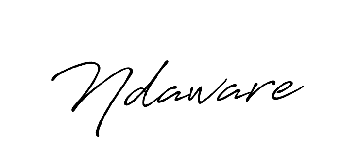 Use a signature maker to create a handwritten signature online. With this signature software, you can design (Antro_Vectra_Bolder) your own signature for name Ndaware. Ndaware signature style 7 images and pictures png