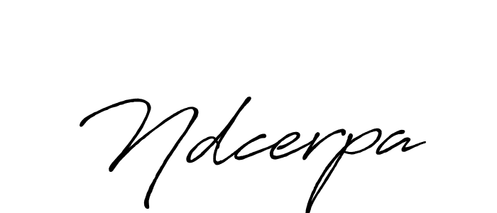 Make a beautiful signature design for name Ndcerpa. With this signature (Antro_Vectra_Bolder) style, you can create a handwritten signature for free. Ndcerpa signature style 7 images and pictures png