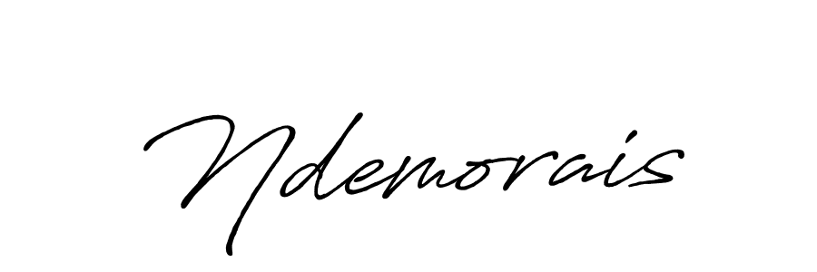 It looks lik you need a new signature style for name Ndemorais. Design unique handwritten (Antro_Vectra_Bolder) signature with our free signature maker in just a few clicks. Ndemorais signature style 7 images and pictures png