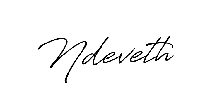 Create a beautiful signature design for name Ndeveth. With this signature (Antro_Vectra_Bolder) fonts, you can make a handwritten signature for free. Ndeveth signature style 7 images and pictures png