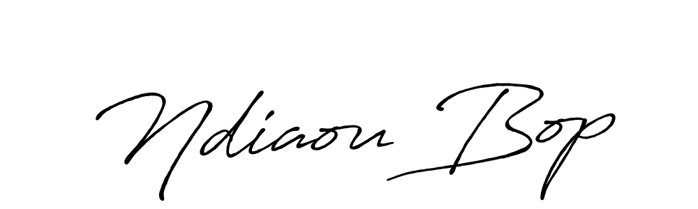 How to make Ndiaou Bop signature? Antro_Vectra_Bolder is a professional autograph style. Create handwritten signature for Ndiaou Bop name. Ndiaou Bop signature style 7 images and pictures png
