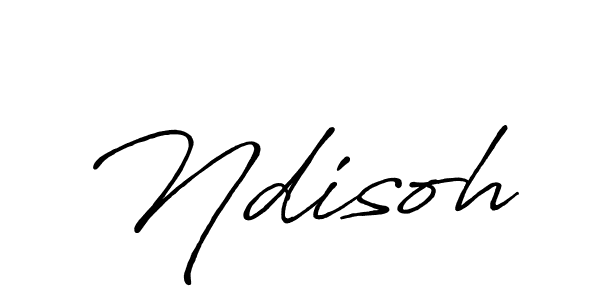 Also we have Ndisoh name is the best signature style. Create professional handwritten signature collection using Antro_Vectra_Bolder autograph style. Ndisoh signature style 7 images and pictures png