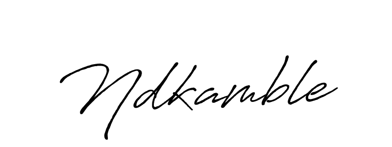 How to make Ndkamble name signature. Use Antro_Vectra_Bolder style for creating short signs online. This is the latest handwritten sign. Ndkamble signature style 7 images and pictures png