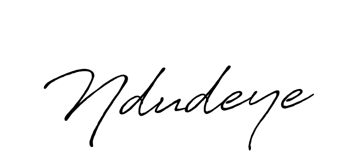 Ndudeye stylish signature style. Best Handwritten Sign (Antro_Vectra_Bolder) for my name. Handwritten Signature Collection Ideas for my name Ndudeye. Ndudeye signature style 7 images and pictures png