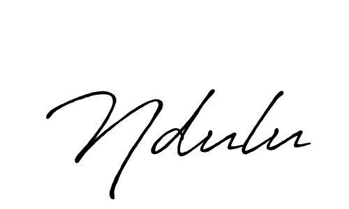 Use a signature maker to create a handwritten signature online. With this signature software, you can design (Antro_Vectra_Bolder) your own signature for name Ndulu. Ndulu signature style 7 images and pictures png