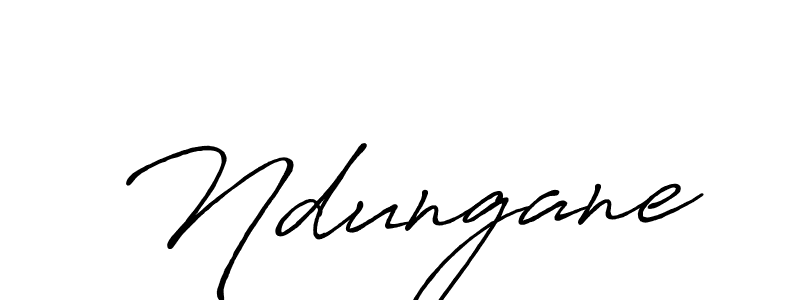 How to make Ndungane signature? Antro_Vectra_Bolder is a professional autograph style. Create handwritten signature for Ndungane name. Ndungane signature style 7 images and pictures png