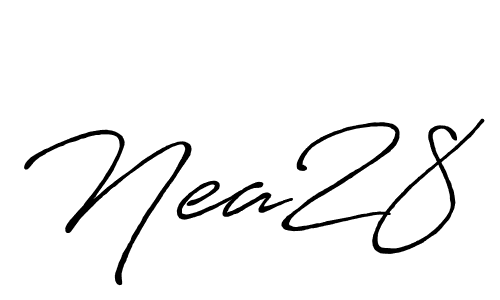 It looks lik you need a new signature style for name Nea28. Design unique handwritten (Antro_Vectra_Bolder) signature with our free signature maker in just a few clicks. Nea28 signature style 7 images and pictures png