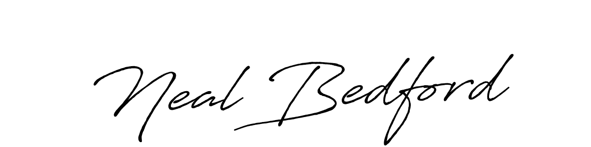 Use a signature maker to create a handwritten signature online. With this signature software, you can design (Antro_Vectra_Bolder) your own signature for name Neal Bedford. Neal Bedford signature style 7 images and pictures png