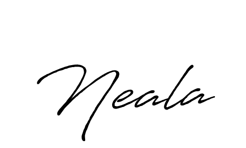 The best way (Antro_Vectra_Bolder) to make a short signature is to pick only two or three words in your name. The name Neala include a total of six letters. For converting this name. Neala signature style 7 images and pictures png