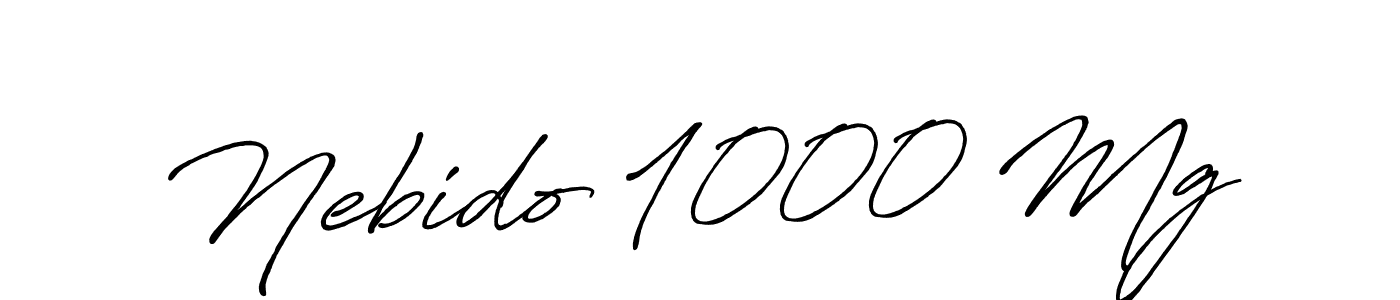 How to make Nebido 1000 Mg signature? Antro_Vectra_Bolder is a professional autograph style. Create handwritten signature for Nebido 1000 Mg name. Nebido 1000 Mg signature style 7 images and pictures png