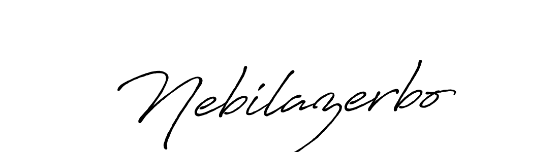 Similarly Antro_Vectra_Bolder is the best handwritten signature design. Signature creator online .You can use it as an online autograph creator for name Nebilazerbo. Nebilazerbo signature style 7 images and pictures png