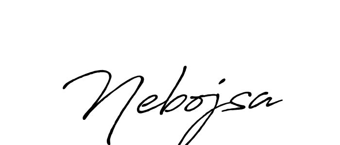 Also we have Nebojsa name is the best signature style. Create professional handwritten signature collection using Antro_Vectra_Bolder autograph style. Nebojsa signature style 7 images and pictures png