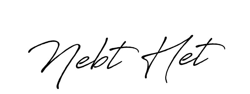 You should practise on your own different ways (Antro_Vectra_Bolder) to write your name (Nebt Het) in signature. don't let someone else do it for you. Nebt Het signature style 7 images and pictures png