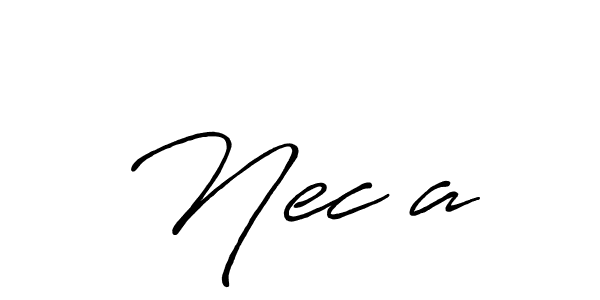 Design your own signature with our free online signature maker. With this signature software, you can create a handwritten (Antro_Vectra_Bolder) signature for name Necșa. Necșa signature style 7 images and pictures png