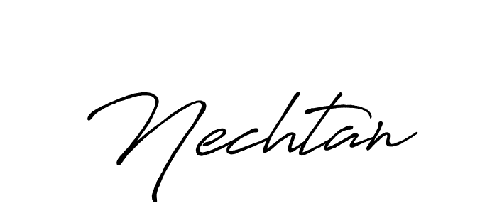 How to make Nechtan name signature. Use Antro_Vectra_Bolder style for creating short signs online. This is the latest handwritten sign. Nechtan signature style 7 images and pictures png