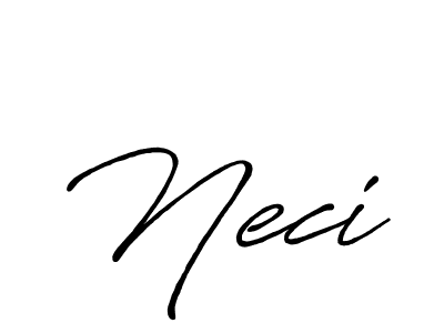 if you are searching for the best signature style for your name Neci. so please give up your signature search. here we have designed multiple signature styles  using Antro_Vectra_Bolder. Neci signature style 7 images and pictures png