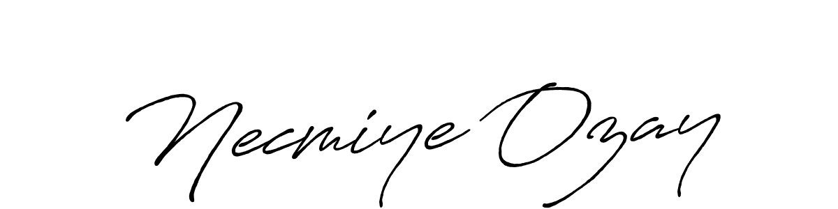 How to make Necmiye Ozay signature? Antro_Vectra_Bolder is a professional autograph style. Create handwritten signature for Necmiye Ozay name. Necmiye Ozay signature style 7 images and pictures png