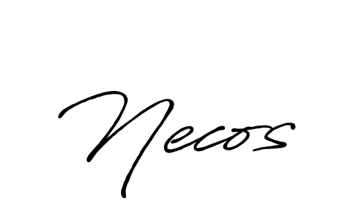 Similarly Antro_Vectra_Bolder is the best handwritten signature design. Signature creator online .You can use it as an online autograph creator for name Necos. Necos signature style 7 images and pictures png